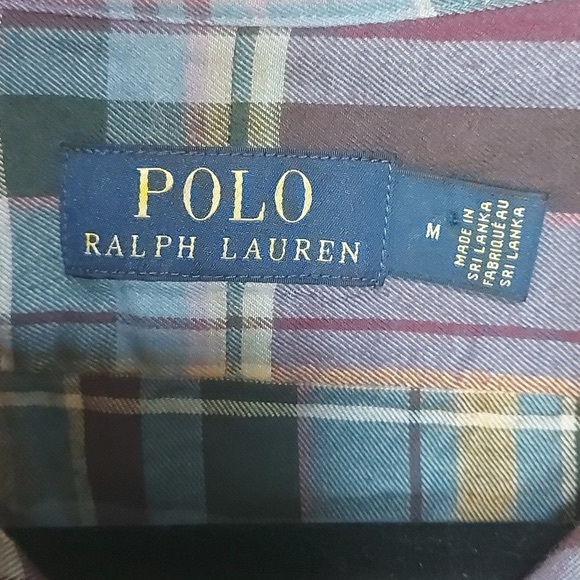 Polo Ralph Lauren button down long sleeve medium - Picture 2 of 2